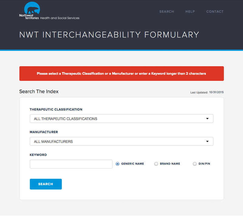 Figure 5: Error Message